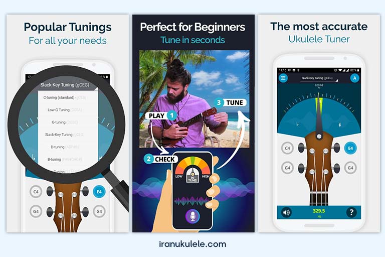 برنامه موبایل The Ukulele Tuner